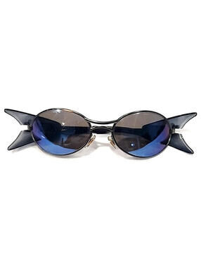 American Optical AOS-8 Z87 Vintage Gunmetal Wrap Sunglasses Side Shields Taiwan